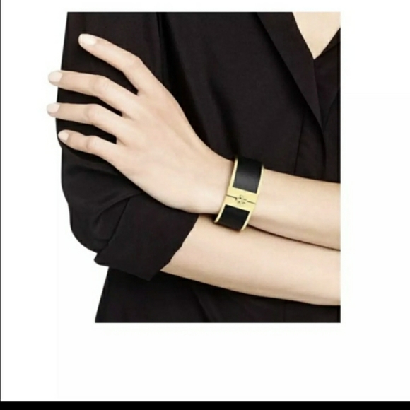 Tory Burch Black Statement Piece Cuff - Picture 3 of 15